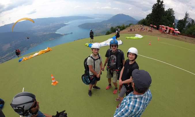 Le vol avec « à l’air libre Parapente »